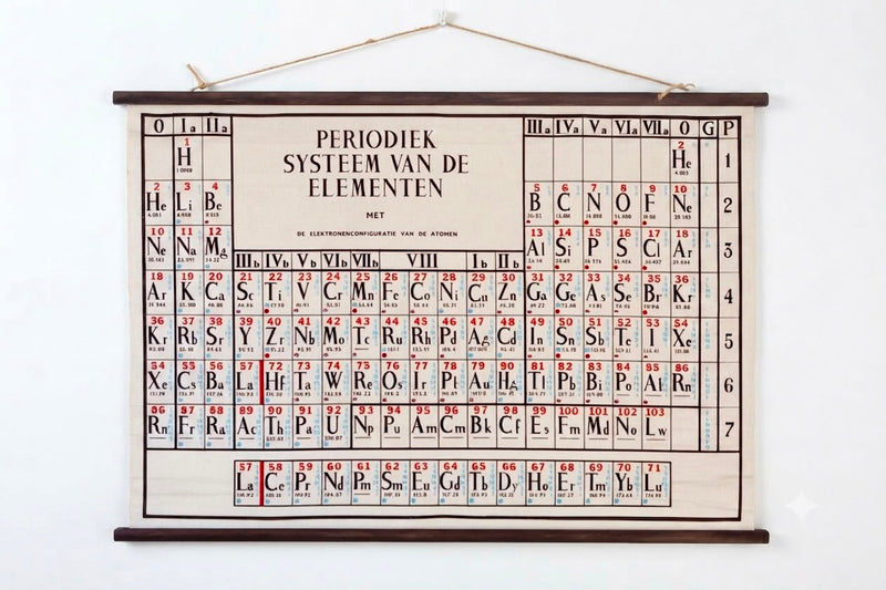 Periodiek systeem 130 x 92 cm