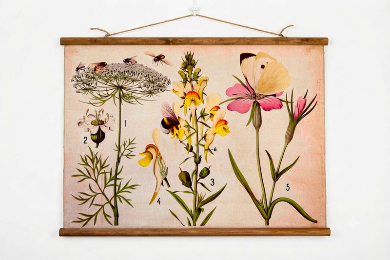 Vlinder bij hommel